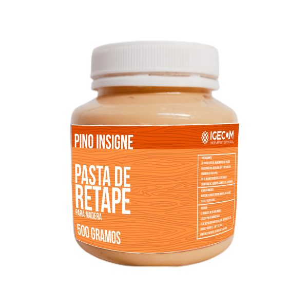 Masilla Retape Insigne 500 Gr Para Madera