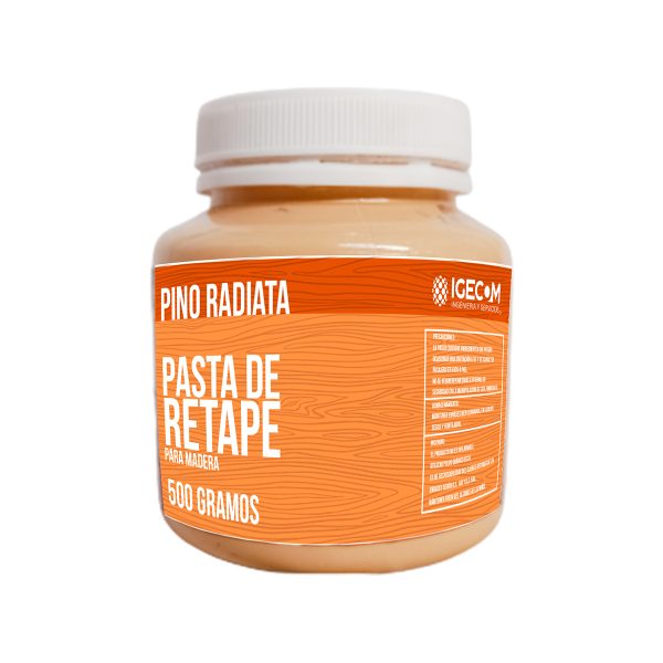 Masilla Retape Radiata 500 Gr Para Madera